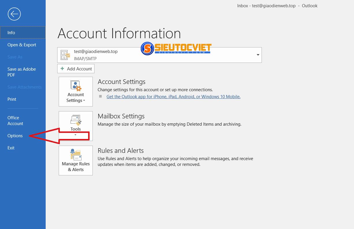 Backup Mail bằng Microsoft Outlook - Backup Outlook chi tiết