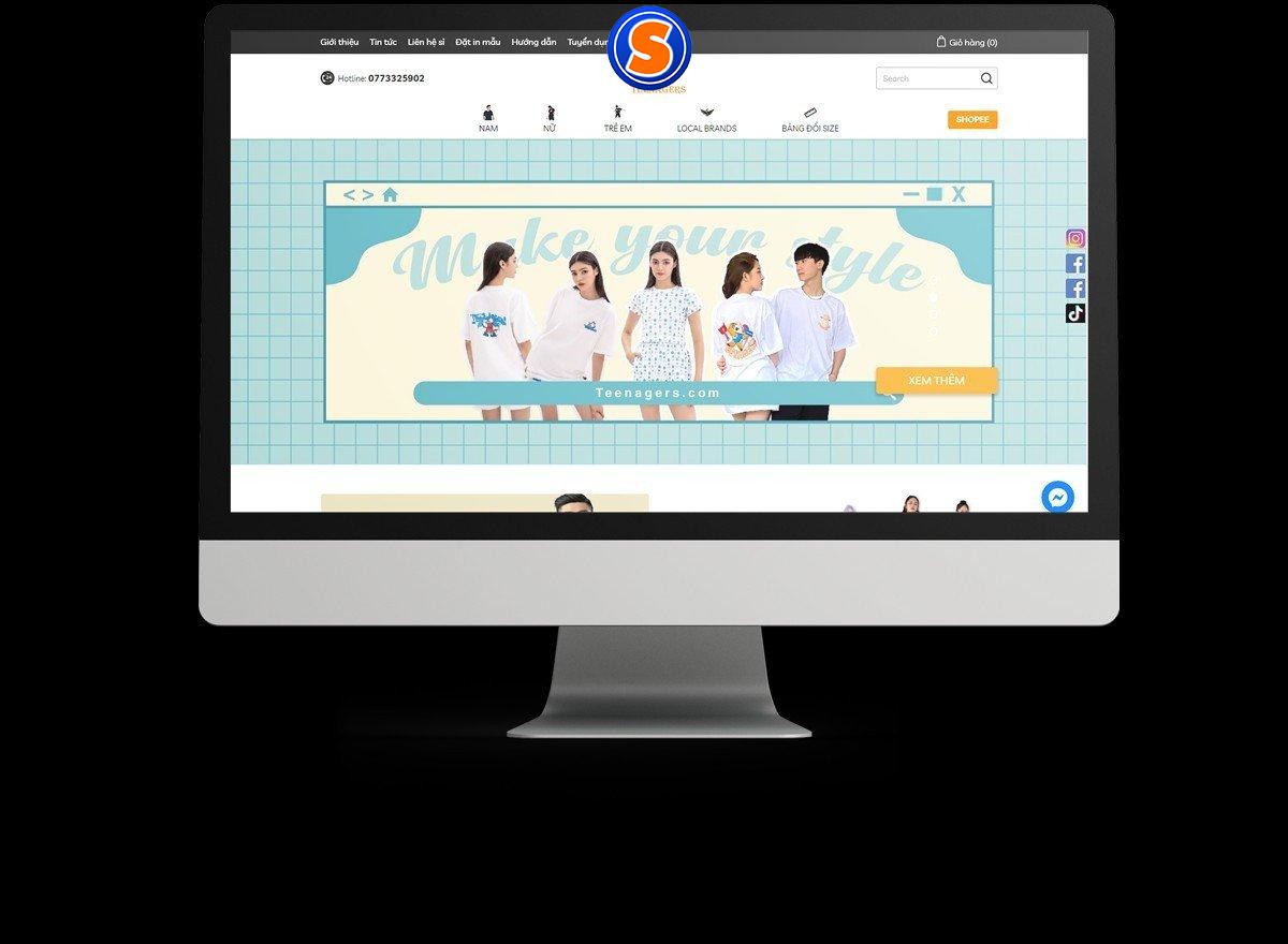 Thiết kế website bán quần áo đẹp