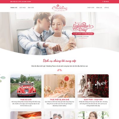 Mẫu giao diện dịch vụ Studio