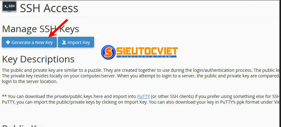 Cpanel ssh