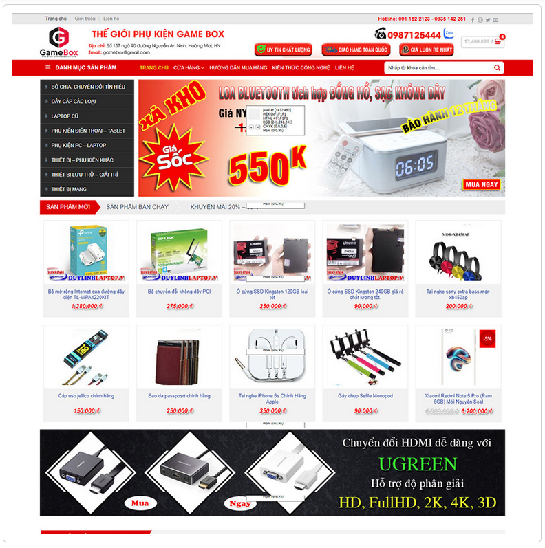 website công nghệ