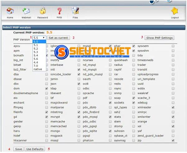 Control panel directadmin